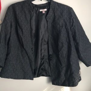 Black summer dress blazer